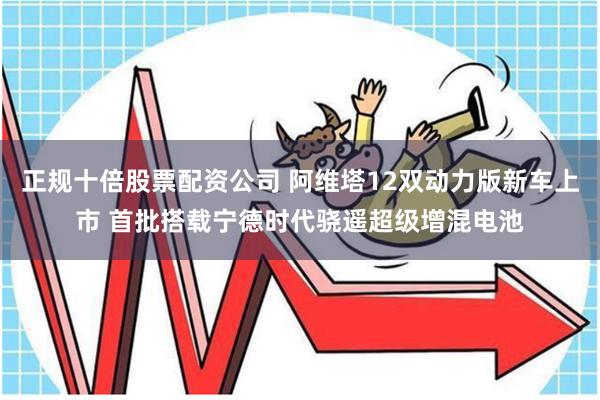 正规十倍股票配资公司 阿维塔12双动力版新车上市 首批搭载宁德时代骁遥超级增混电池